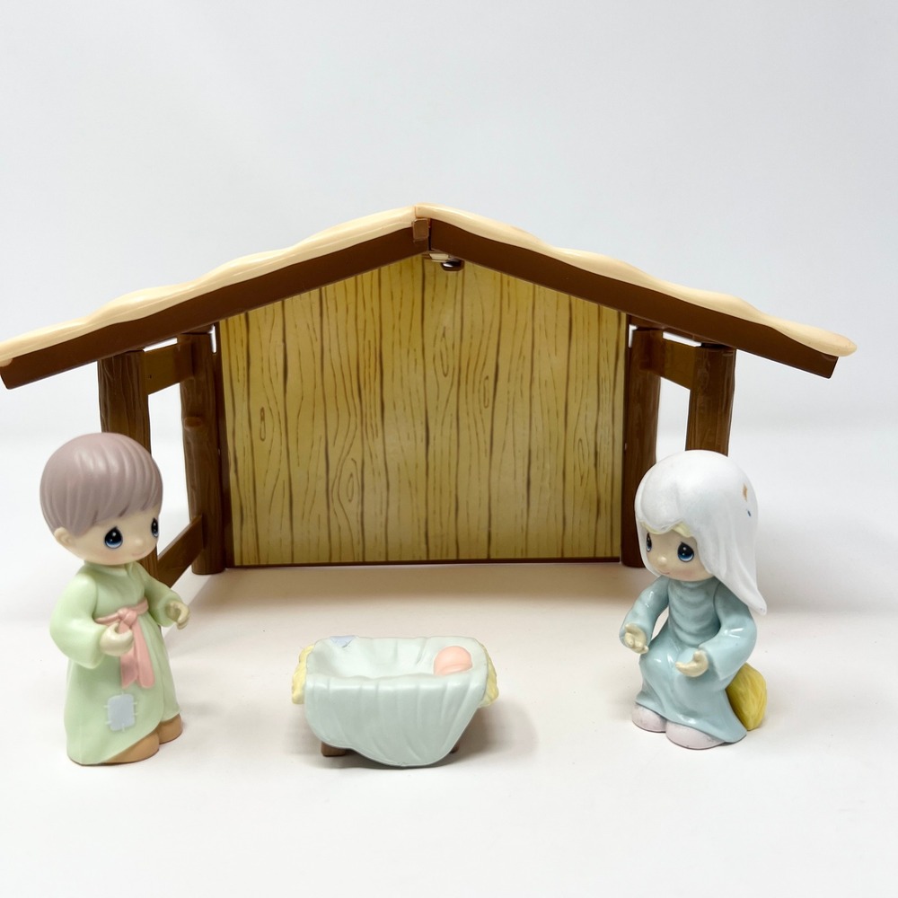 Precious Moments Little Moments Nativity Set 2002 PMI 4 Piece Replacement